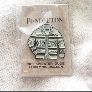 Pendleton Big Lebowski sweater pin